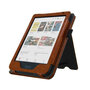 Kobo Clara Colour (6&quot;) N367 - 2in1 Stand Cover / Hoesje / Sleepcover - Donkerbruin